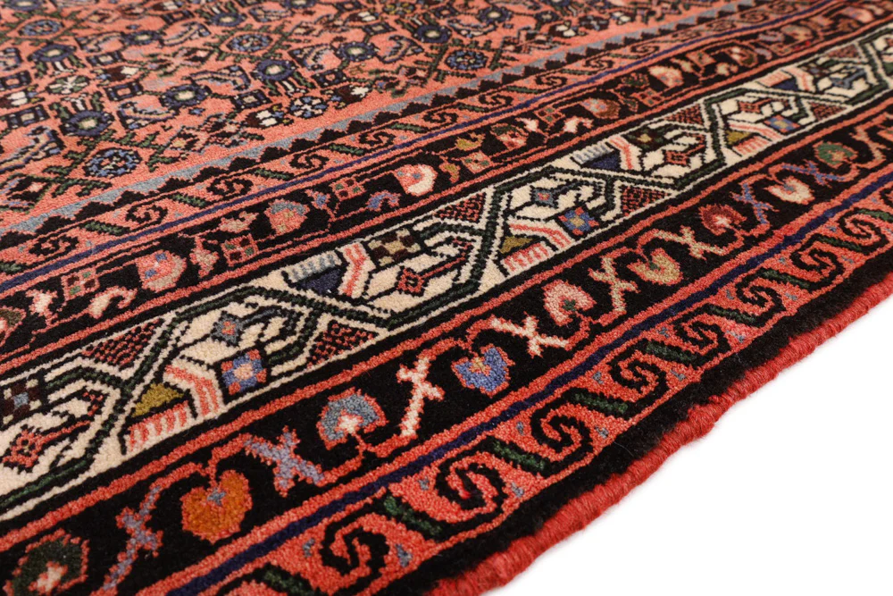 Perserteppich - Nomadic - 190 x 155 cm - dunkelrot - Image 6
