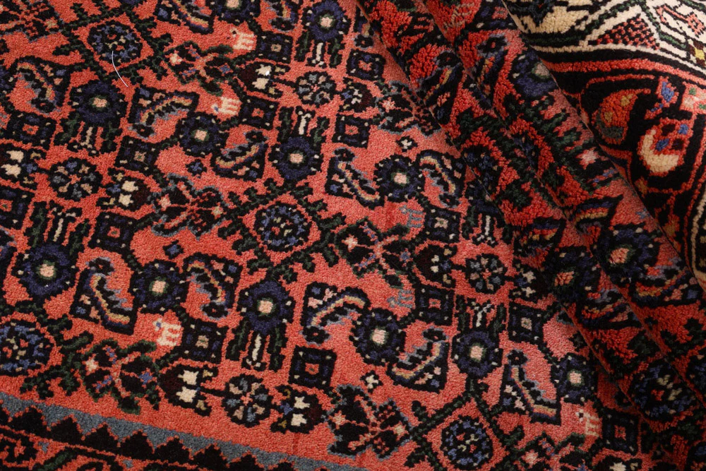 Perserteppich - Nomadic - 190 x 155 cm - dunkelrot - Image 9