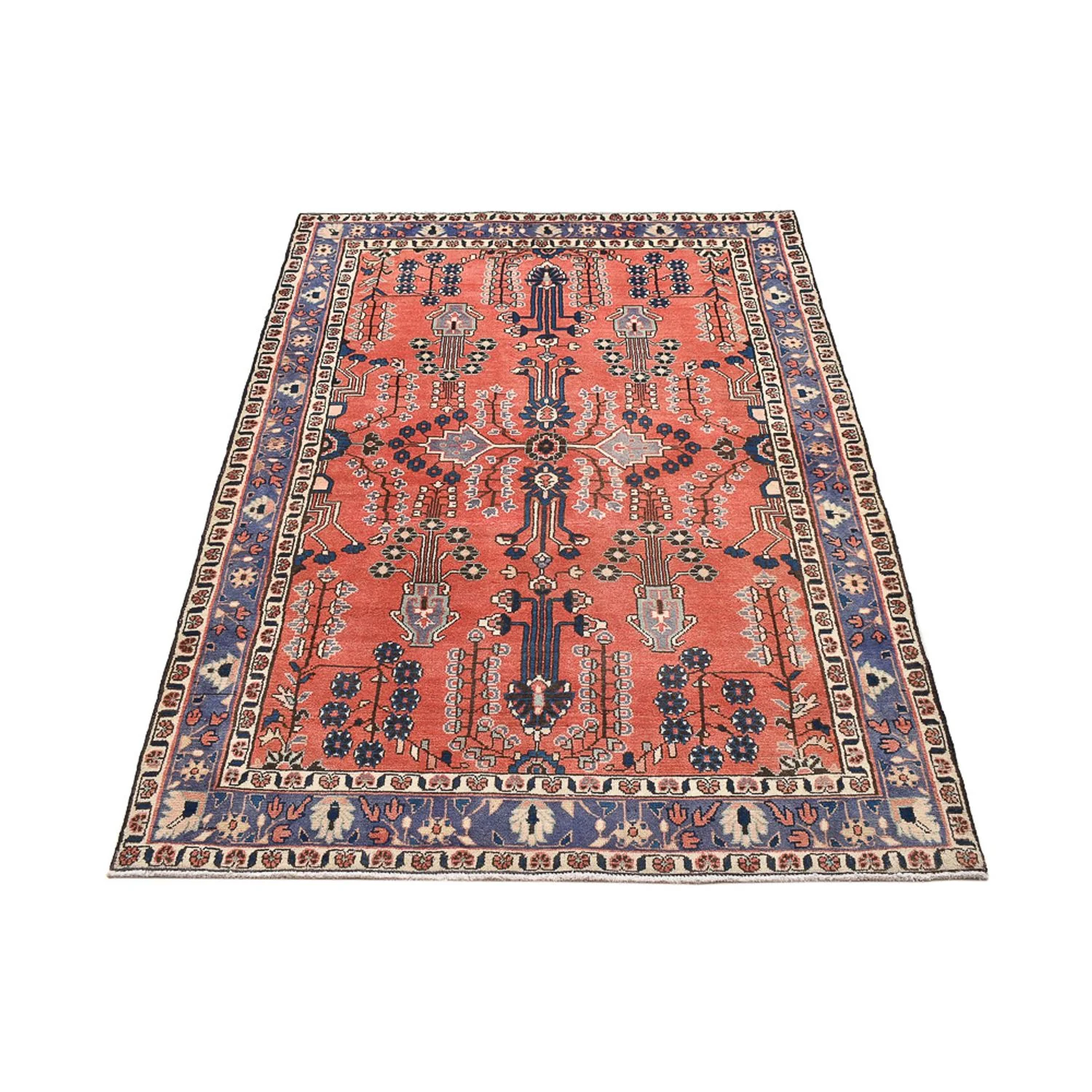Perserteppich - Nomadic - 191 x 129 cm - hellrot - Image 5