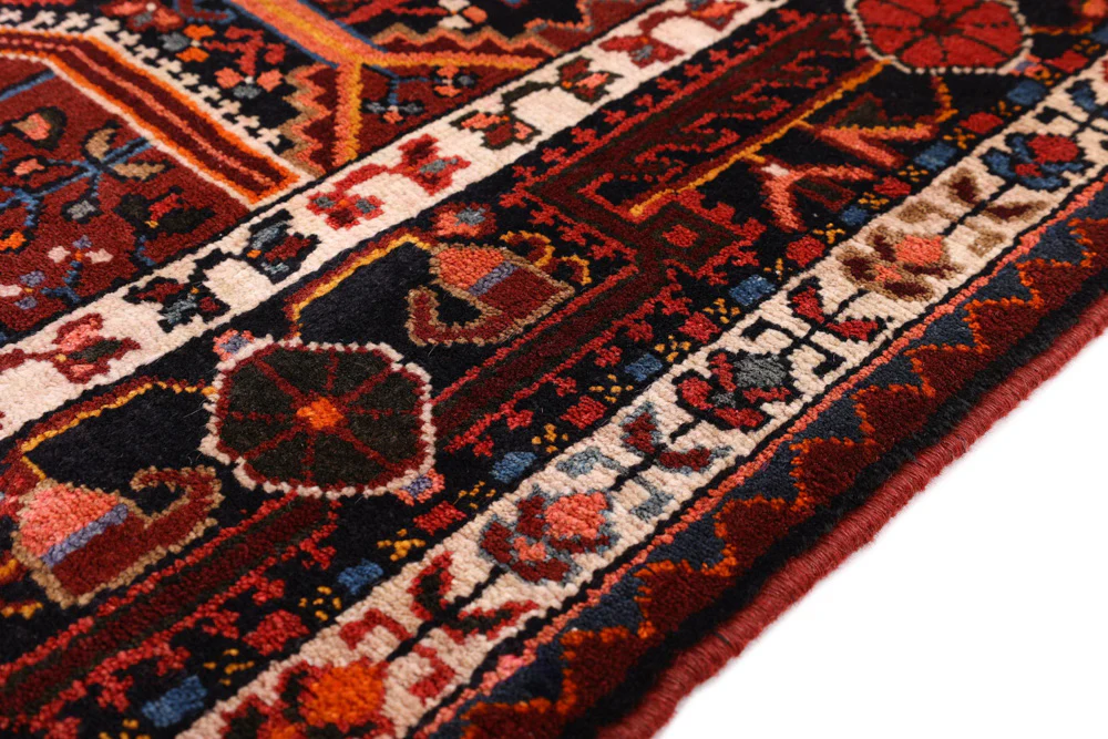 Perserteppich - Nomadic - 192 x 120 cm - dunkelrot - Image 6