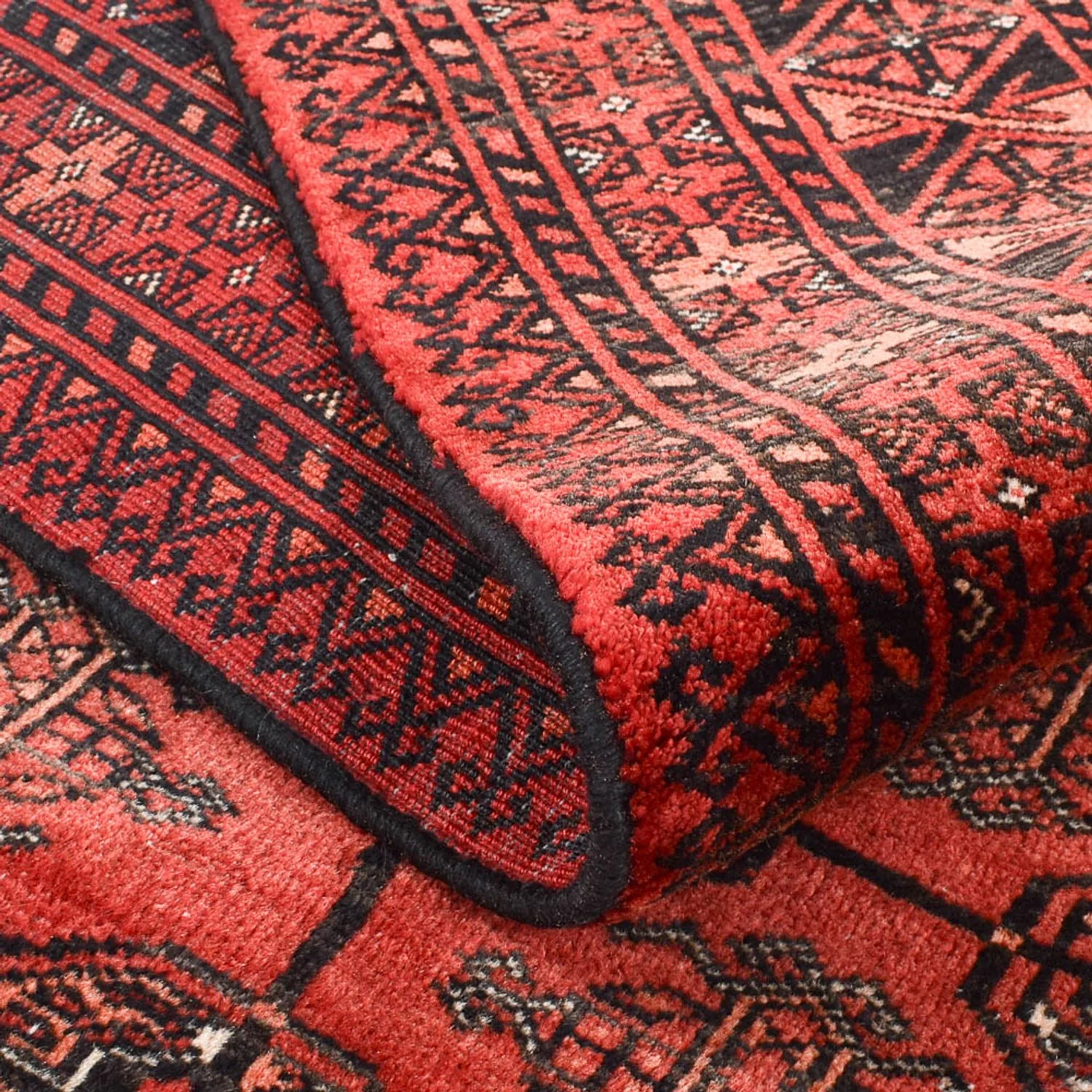 Perserteppich - Nomadic - 200 x 116 cm - rot - Image 4