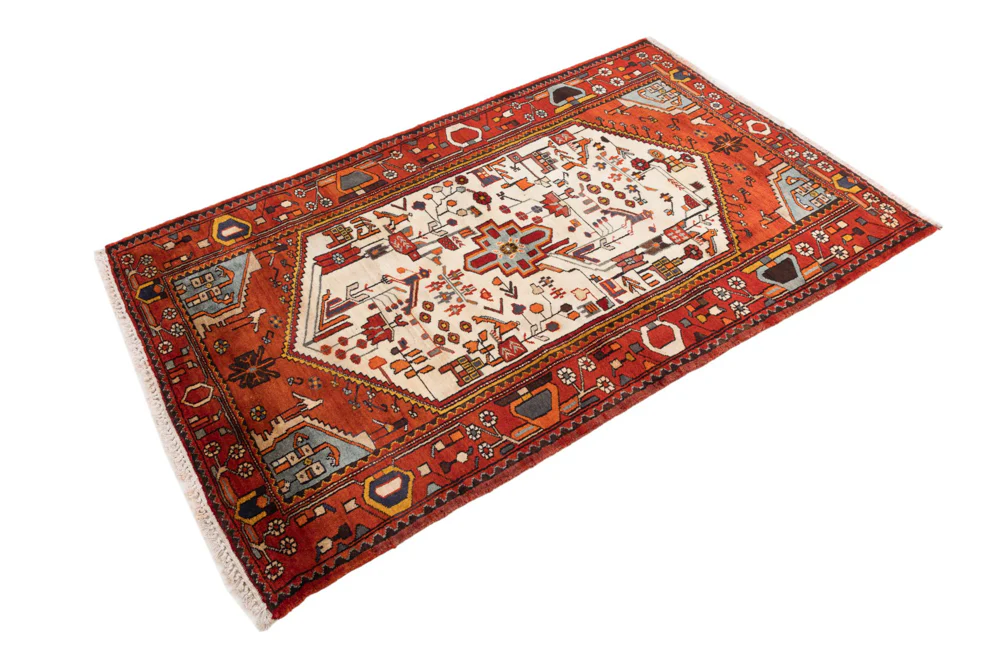 Perserteppich - Nomadic - 200 x 122 cm - beige - Image 3