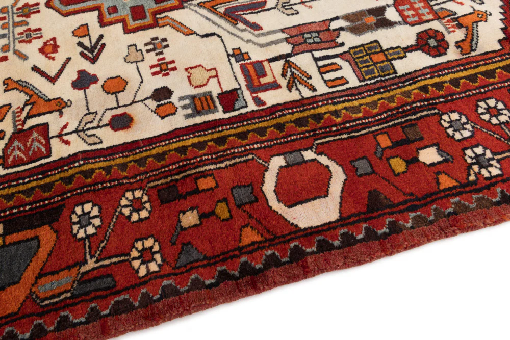 Perserteppich - Nomadic - 200 x 122 cm - beige - Image 5