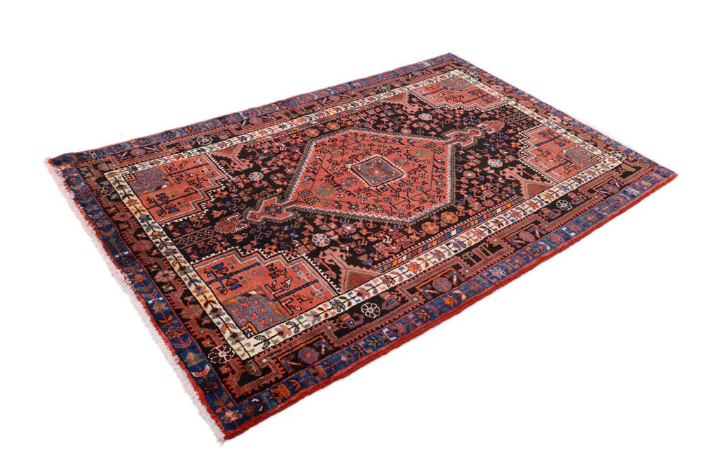 Perserteppich - Nomadic - 200 x 133 cm - dunkelrot - Image 2