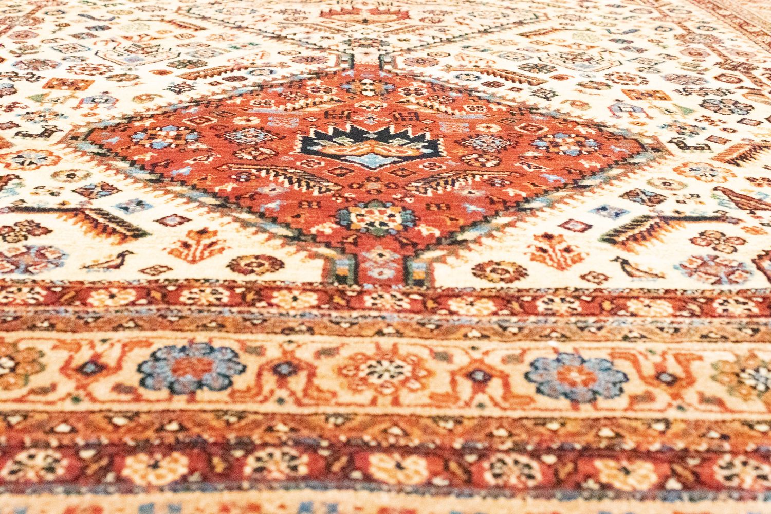 Perserteppich - Nomadic 203 x 145 cm - beige - Image 3