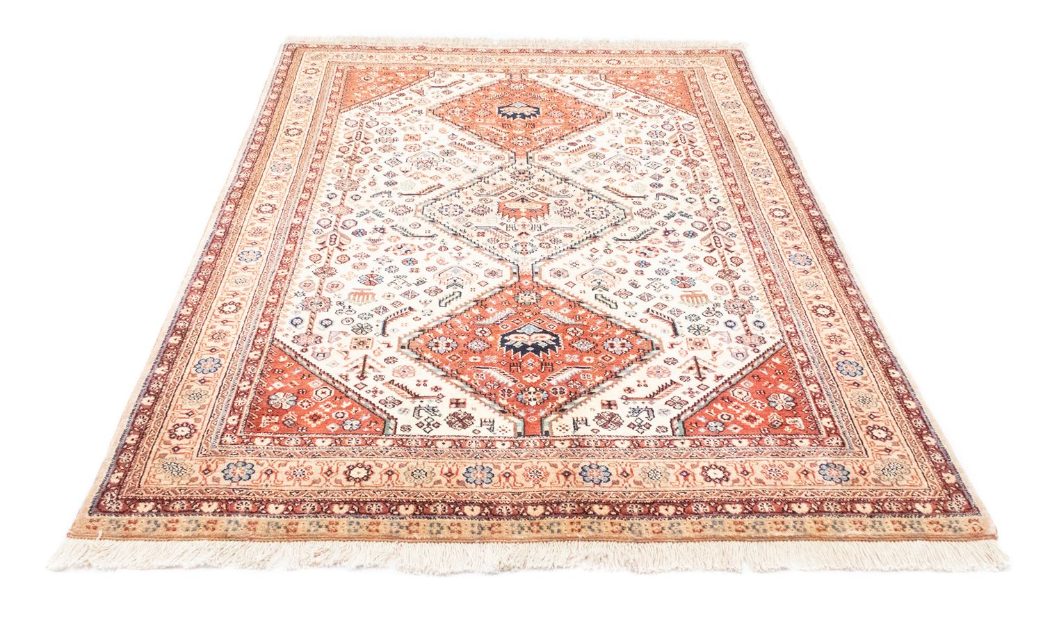 Perserteppich - Nomadic 203 x 145 cm - beige - Image 6