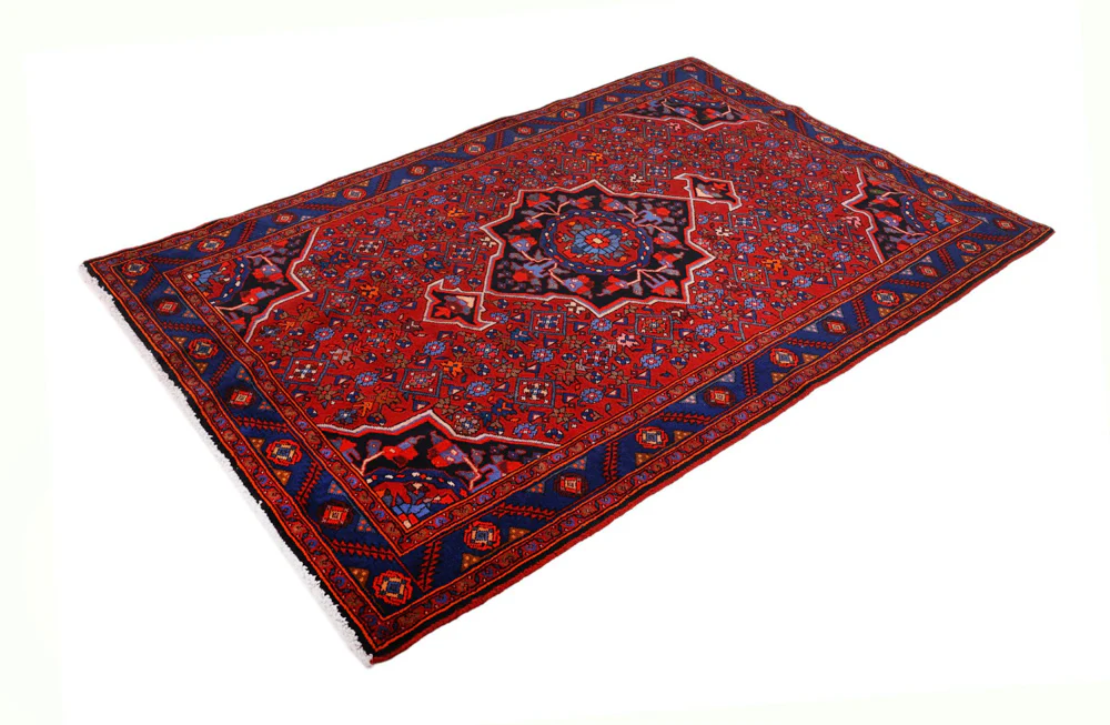Perserteppich - Nomadic - 205 x 140 cm - dunkelrot - Image 2