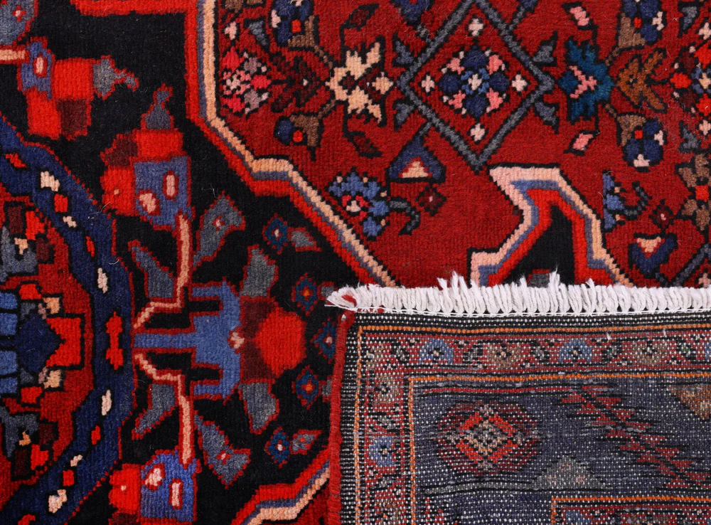 Perserteppich - Nomadic - 205 x 140 cm - dunkelrot - Image 8