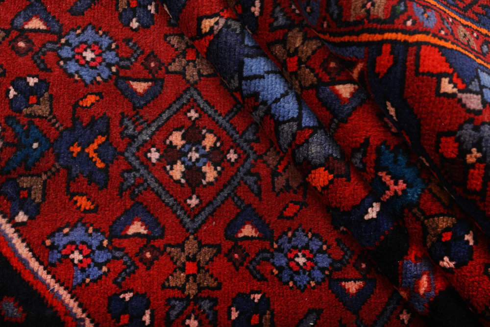 Perserteppich - Nomadic - 205 x 140 cm - dunkelrot - Image 9