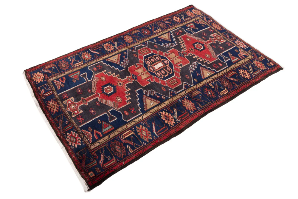 Perserteppich - Nomadic - 205 x 140 cm - dunkelrot - Image 2