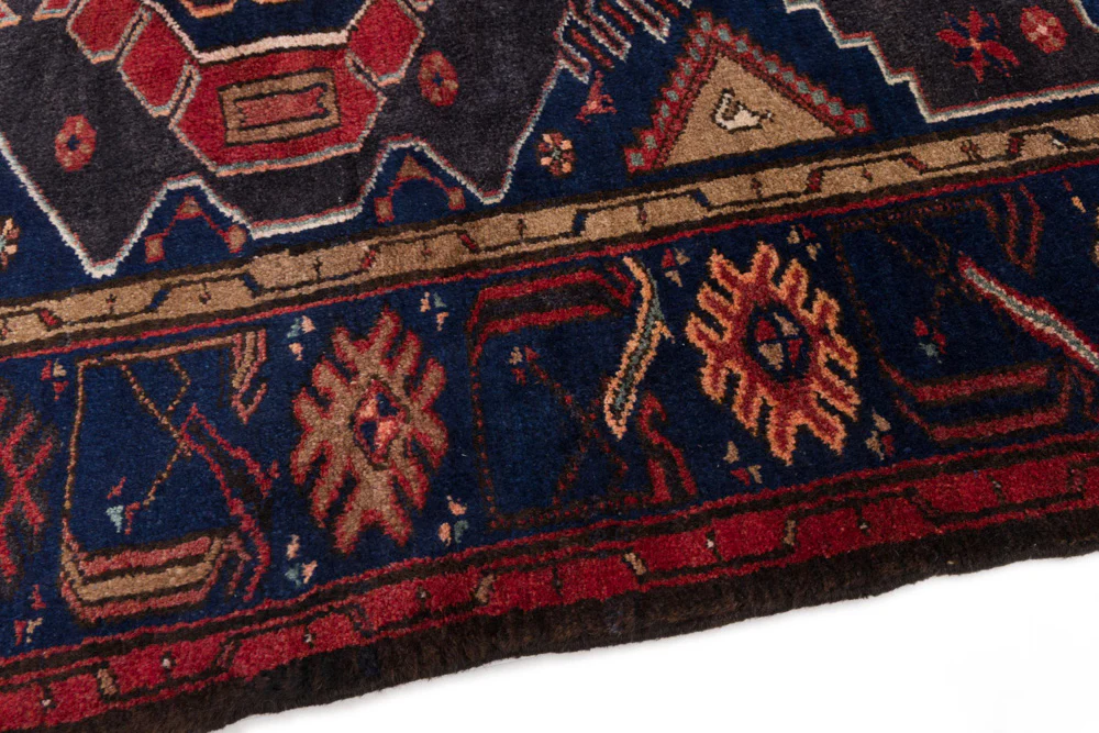 Perserteppich - Nomadic - 205 x 140 cm - dunkelrot - Image 5