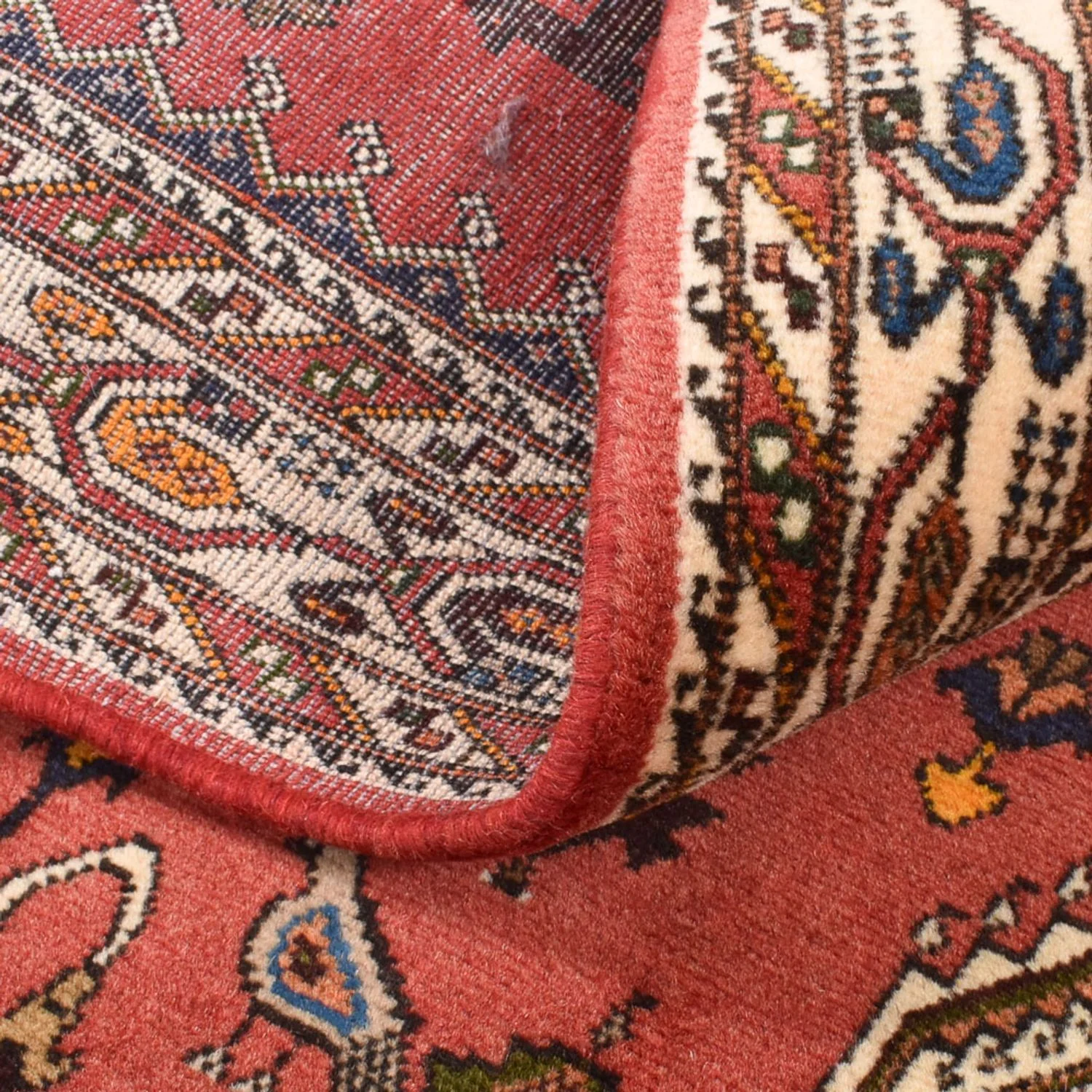Perserteppich - Nomadic - 205 x 140 cm - rot - Image 4