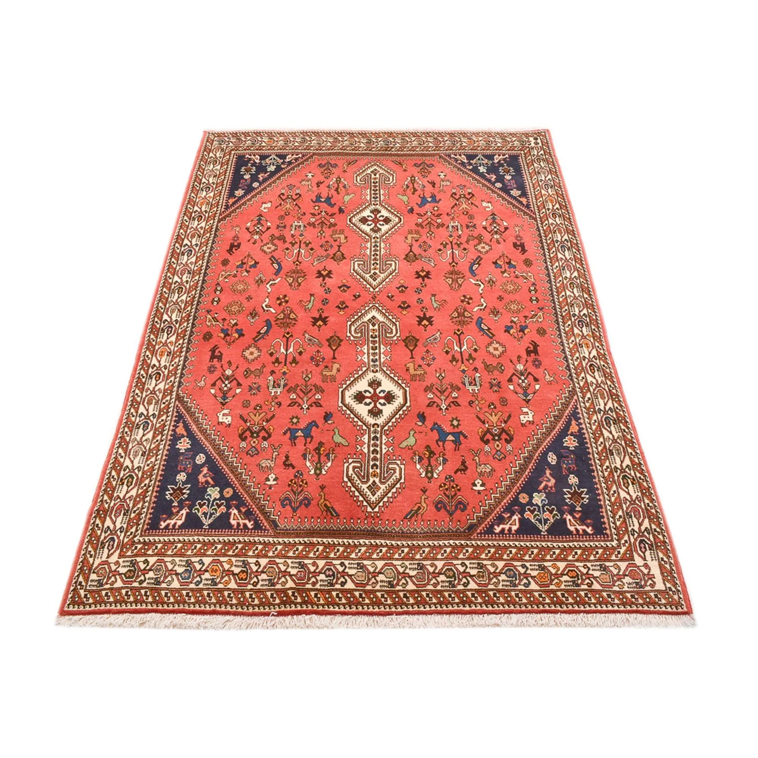 Perserteppich - Nomadic - 205 x 140 cm - rot - Image 5