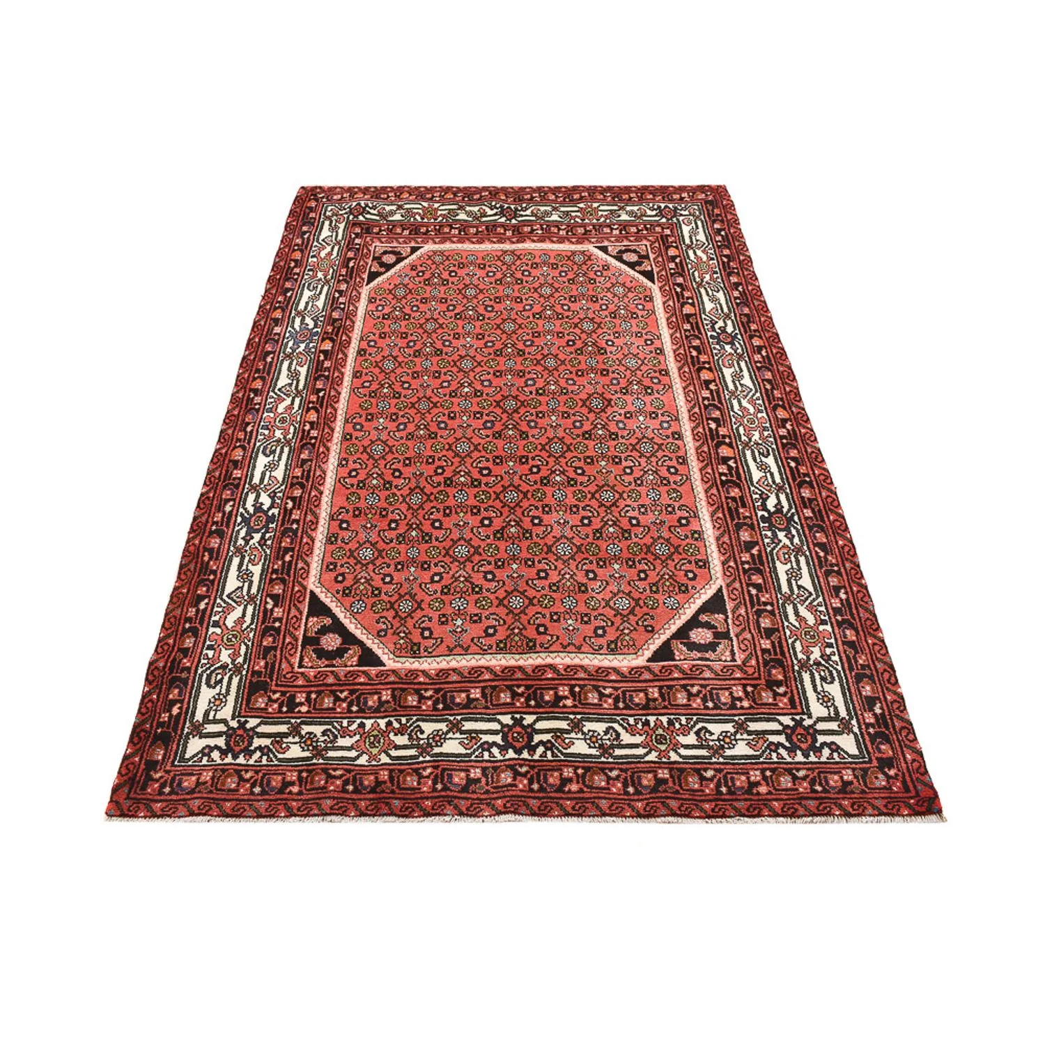 Perserteppich - Nomadic - 206 x 132 cm - hellrot - Image 5