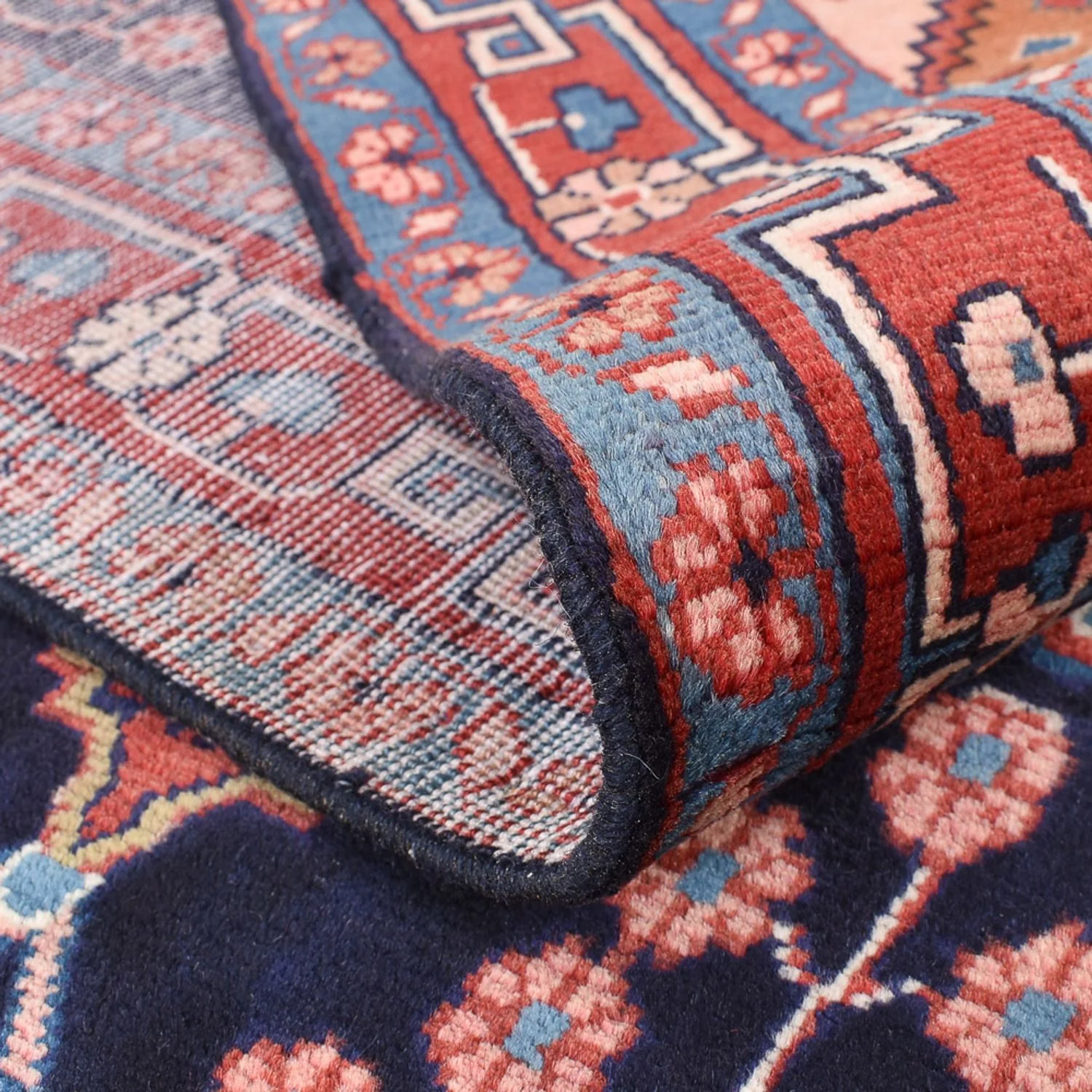 Perserteppich - Nomadic - 208 x 137 cm - dunkelblau - Image 4