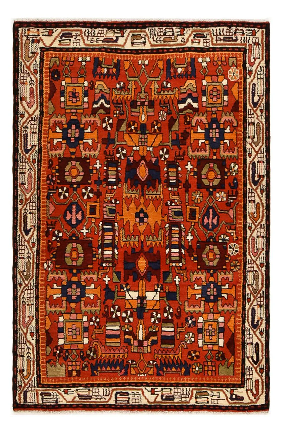 Nahavand Teppich 209x139cm - Perserteppich