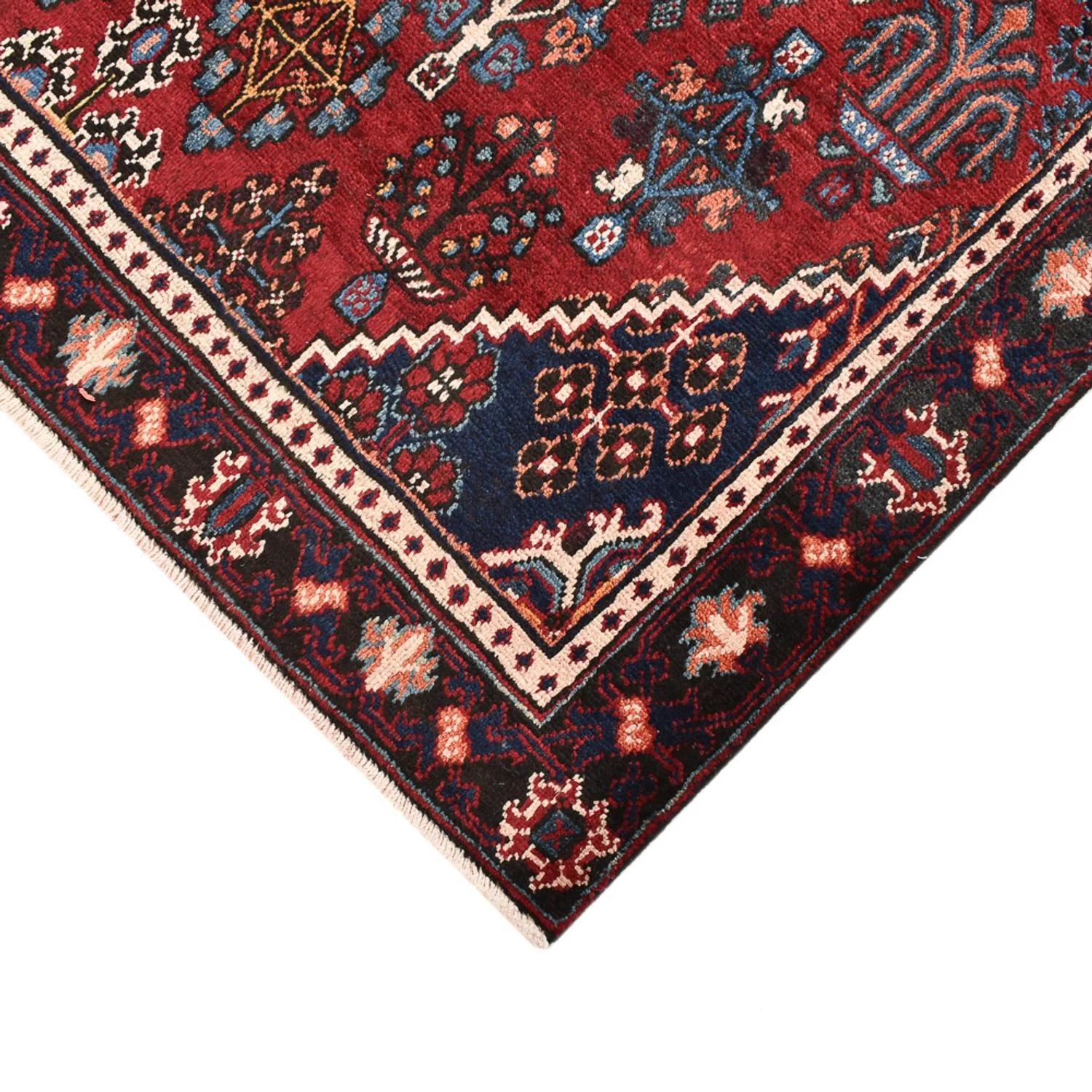 Perserteppich - Nomadic - 210 x 130 cm - rot - Image 2