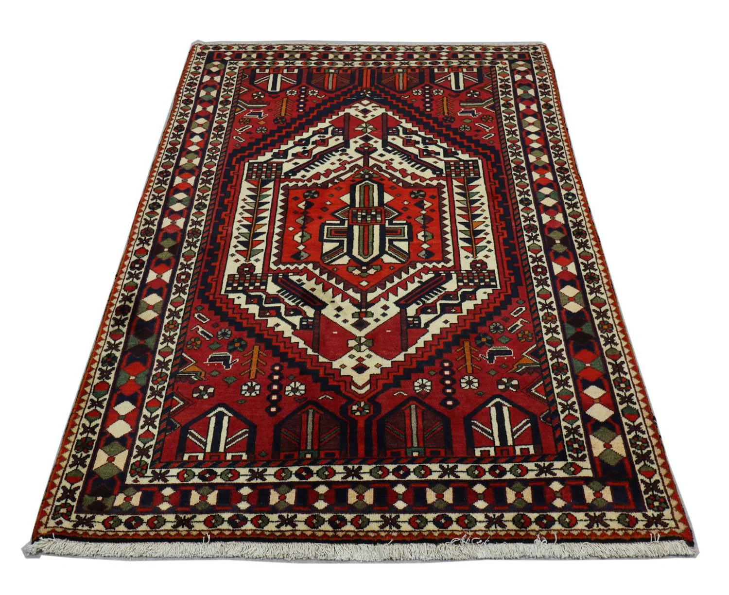 Perserteppich - Nomadic 210 x 149 cm - rot - Image 3