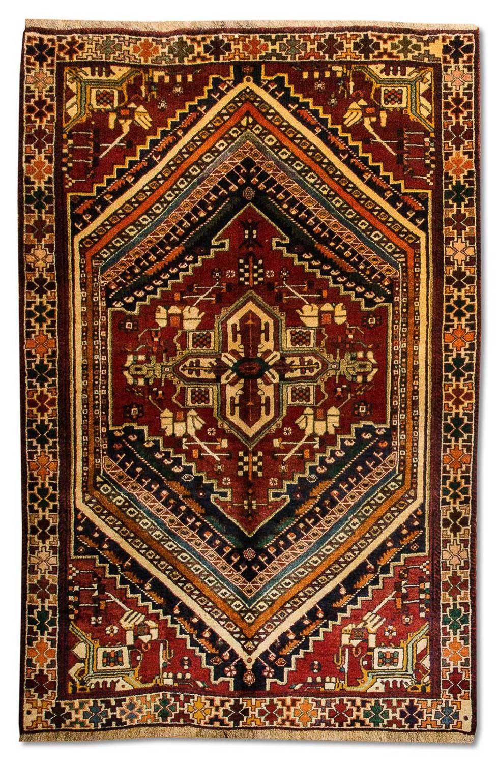 Ghashghai Teppich 212x125cm - Perserteppich