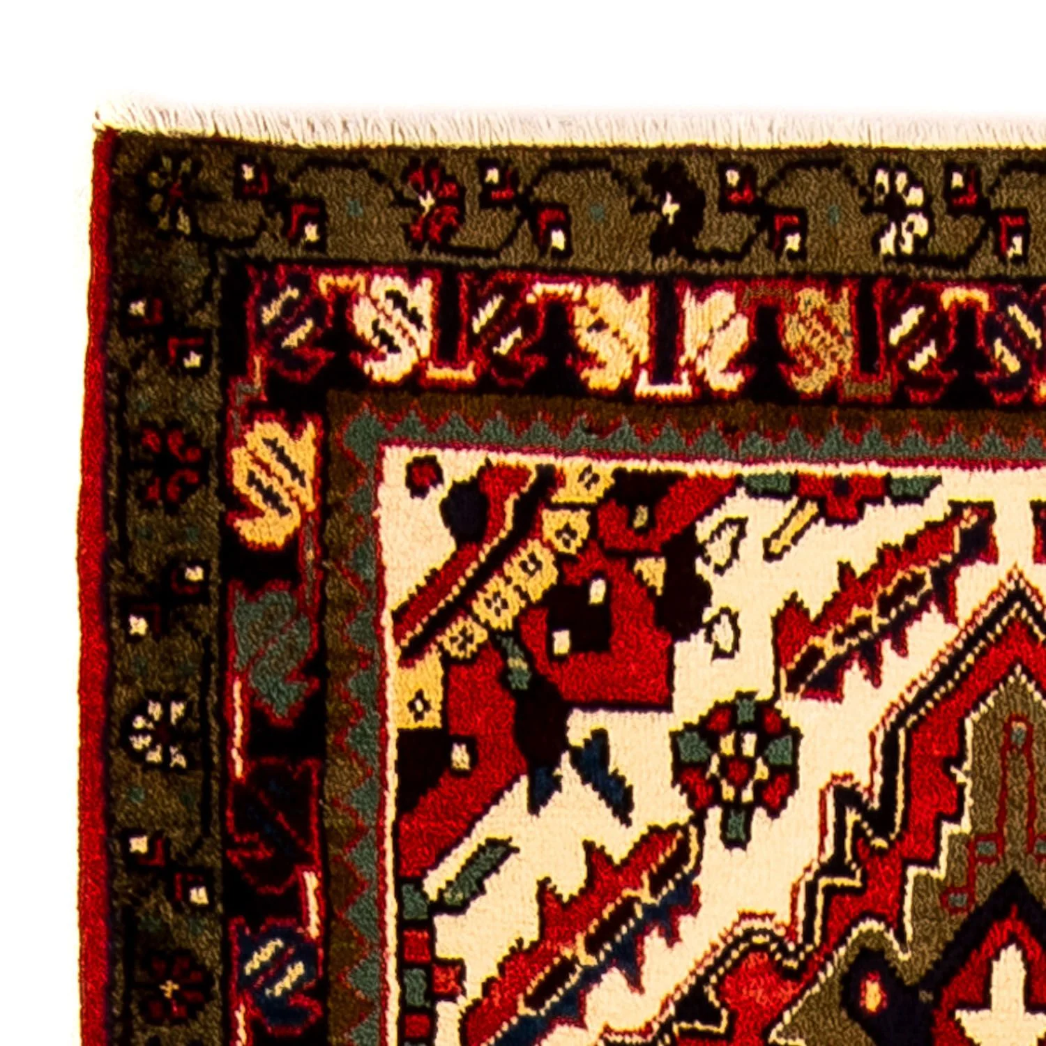 Perserteppich - Nomadic 213 x 86 cm - dunkelrot - Image 3