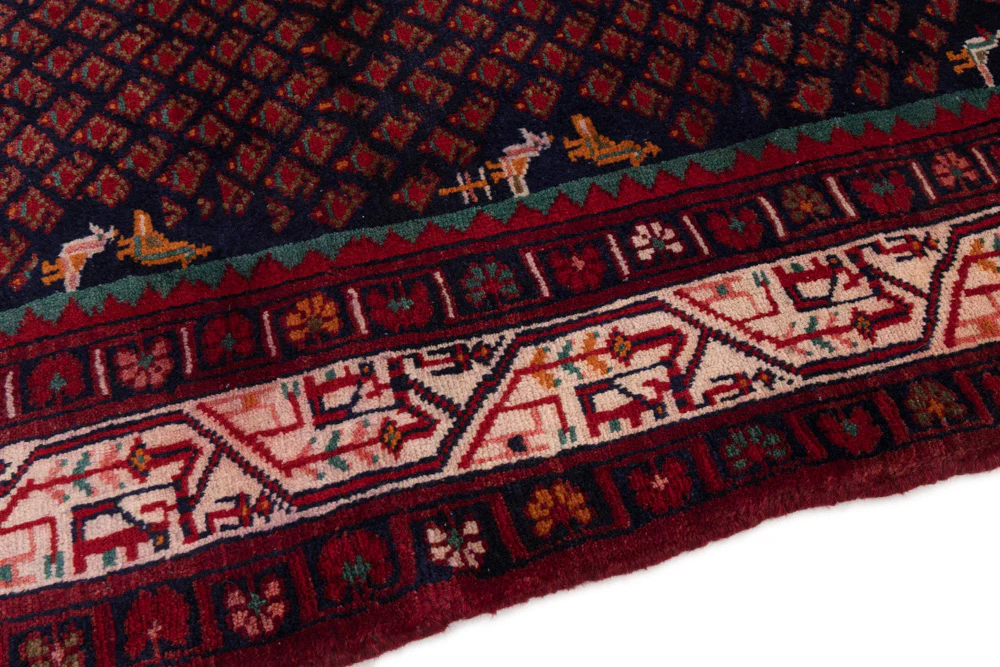 Perserteppich - Nomadic - 215 x 138 cm - dunkelrot - Image 5