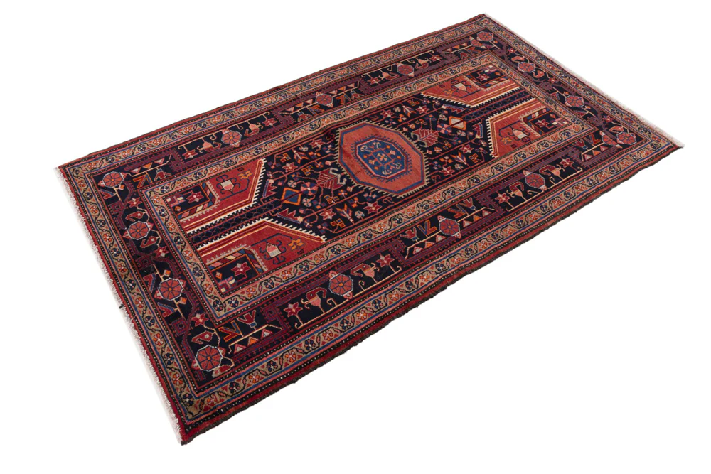 Perserteppich - Nomadic - 220 x 115 cm - dunkelrot - Image 2