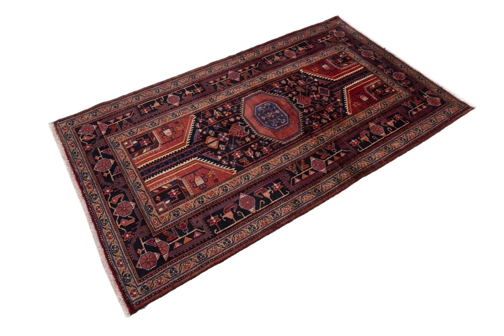 Perserteppich - Nomadic - 220 x 115 cm - dunkelrot - Image 3