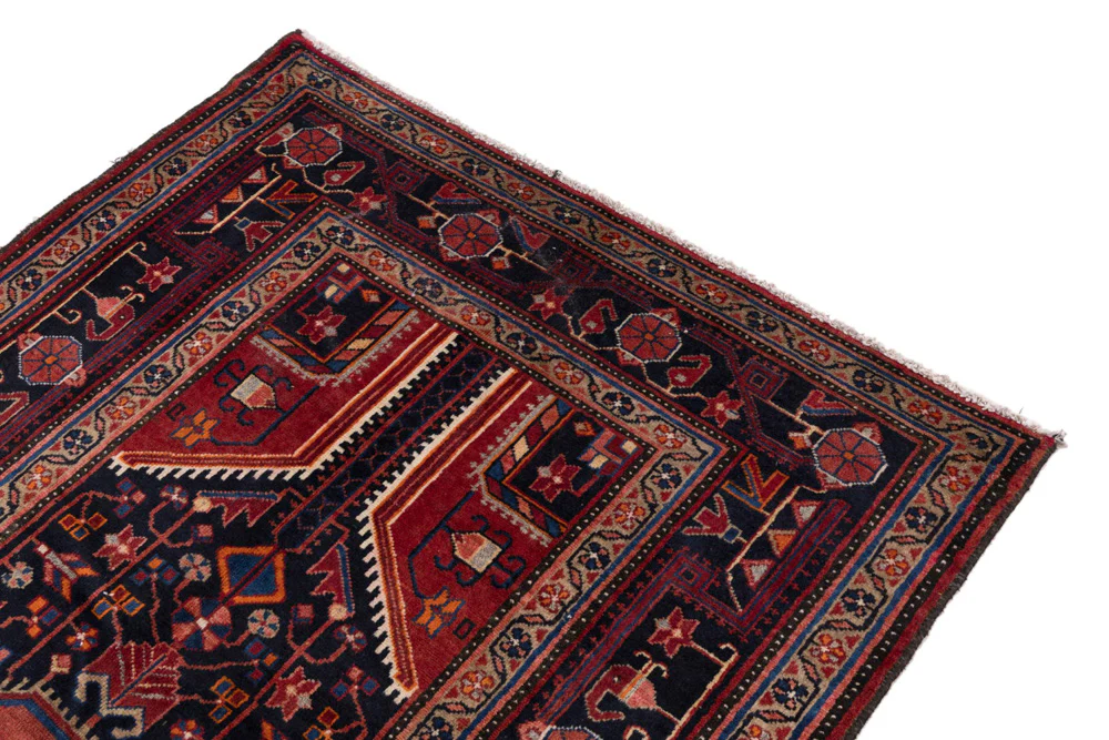Perserteppich - Nomadic - 220 x 115 cm - dunkelrot - Image 4