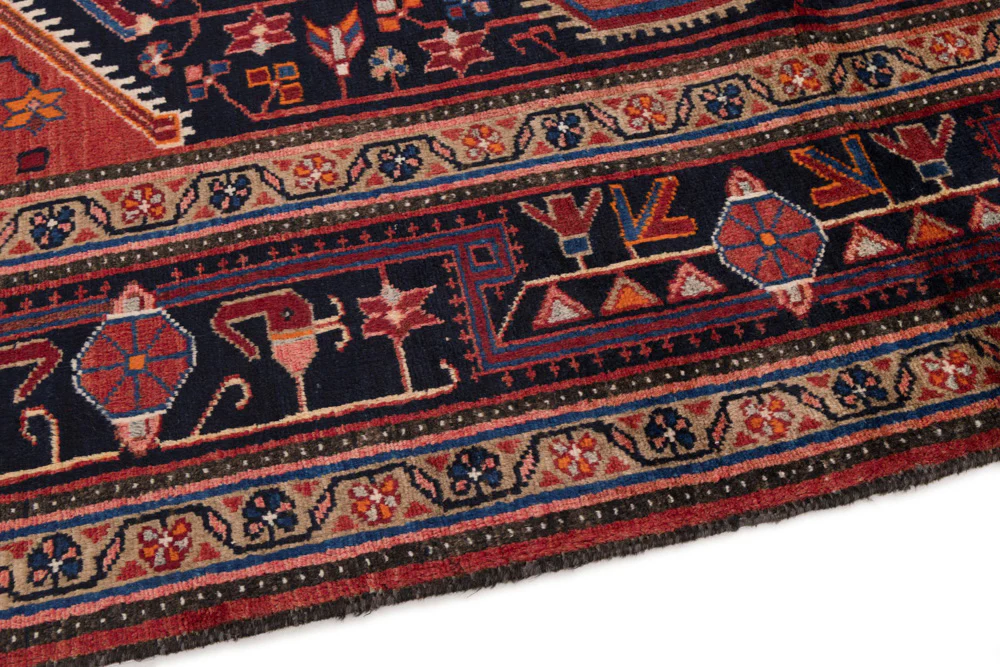 Perserteppich - Nomadic - 220 x 115 cm - dunkelrot - Image 5