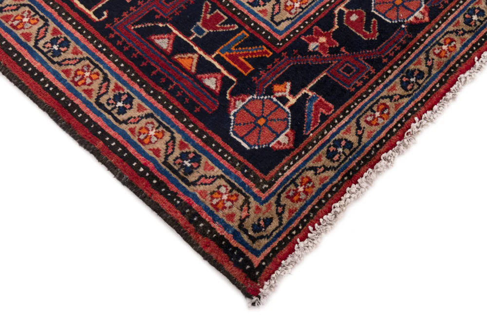 Perserteppich - Nomadic - 220 x 115 cm - dunkelrot - Image 6