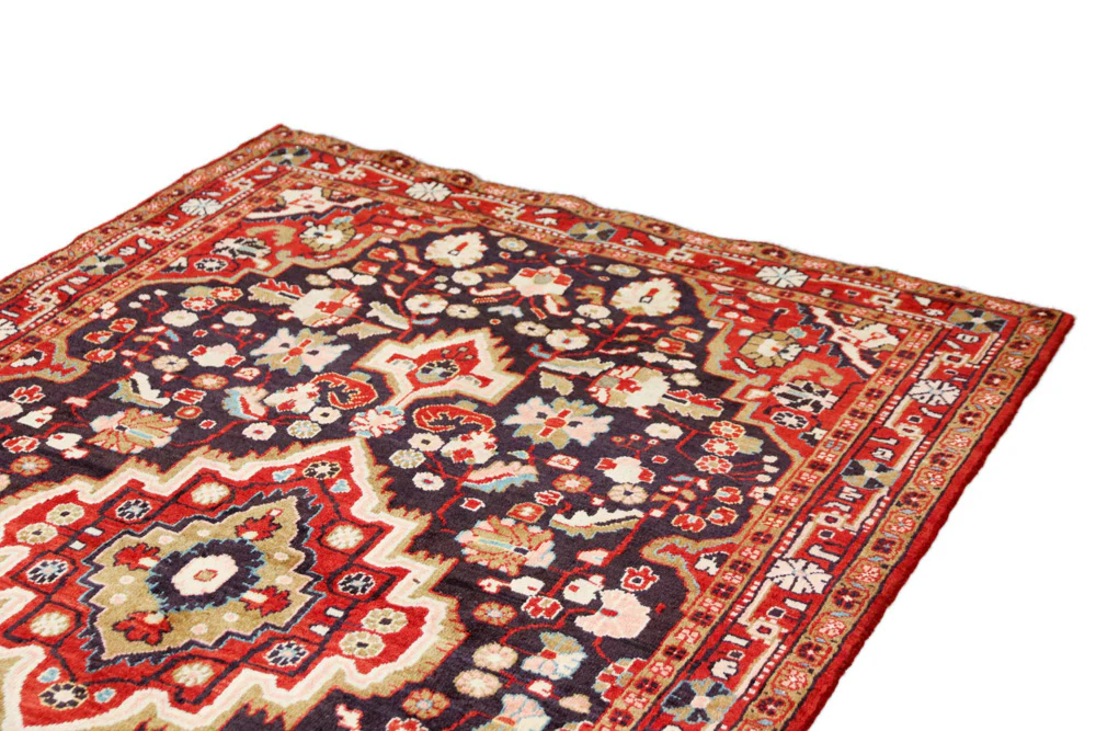 Perserteppich - Nomadic - 220 x 135 cm - dunkelblau - Image 4