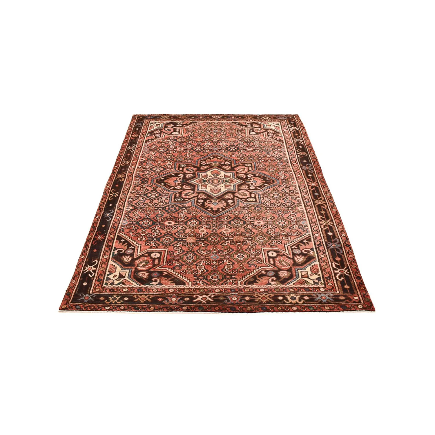 Perserteppich - Nomadic - 220 x 156 cm - hellrot - Image 5