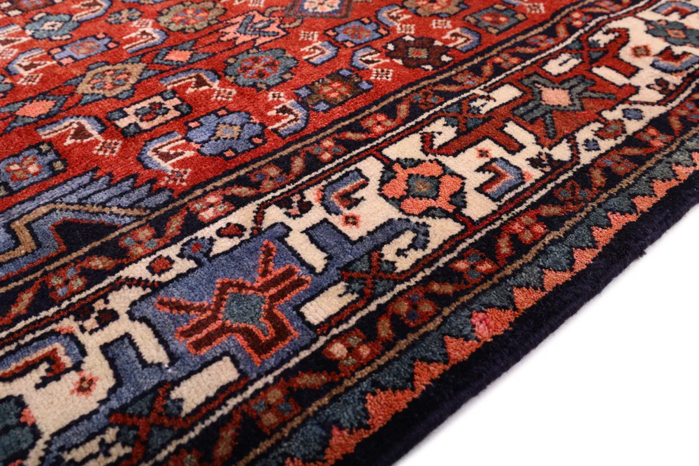Perserteppich - Nomadic - 225 x 130 cm - dunkelrot - Image 6