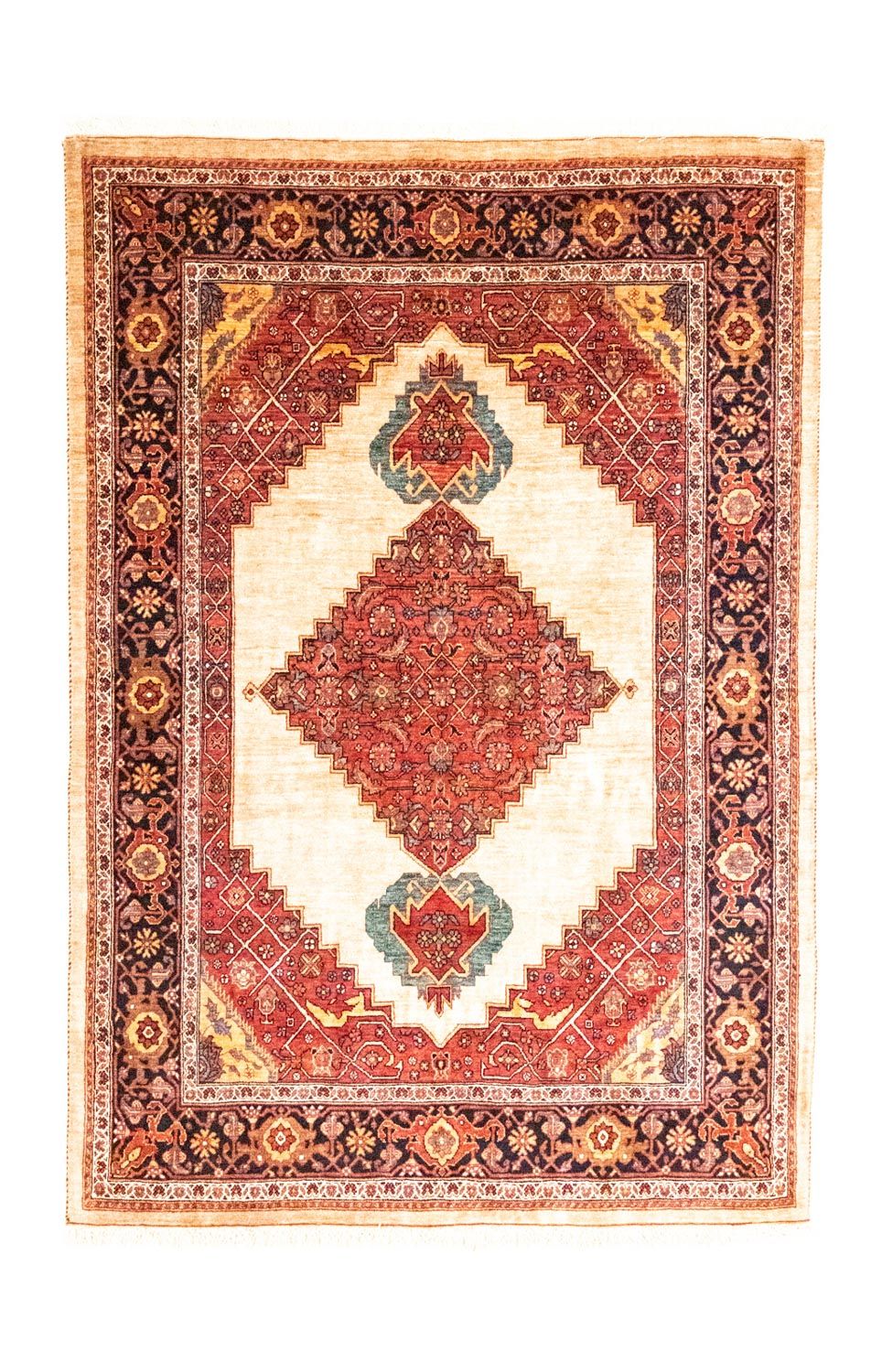 Perserteppich - Nomadic 228 x 157 cm - braun
