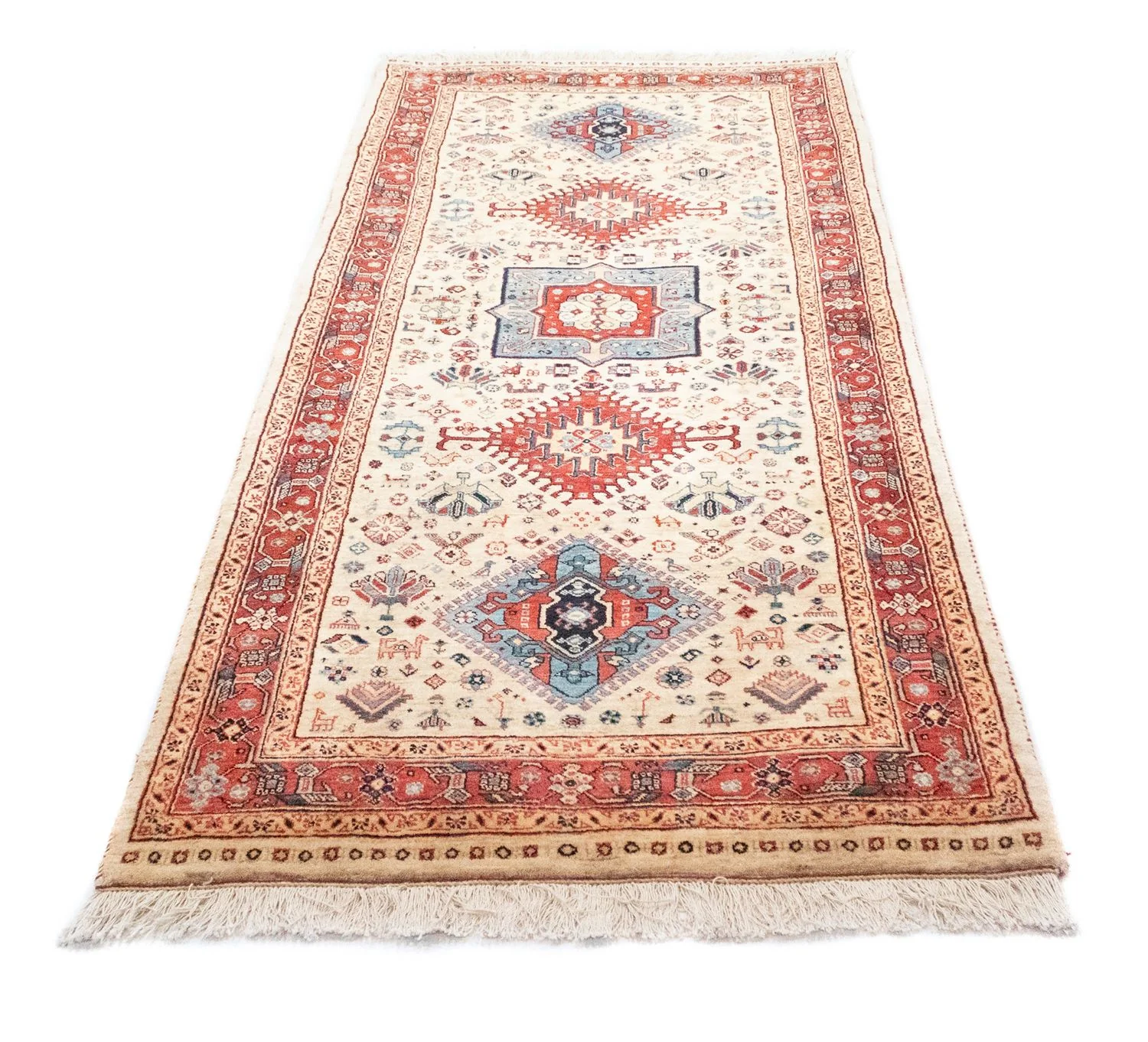 Perserteppich - Nomadic 230 x 90 cm - beige - Image 5
