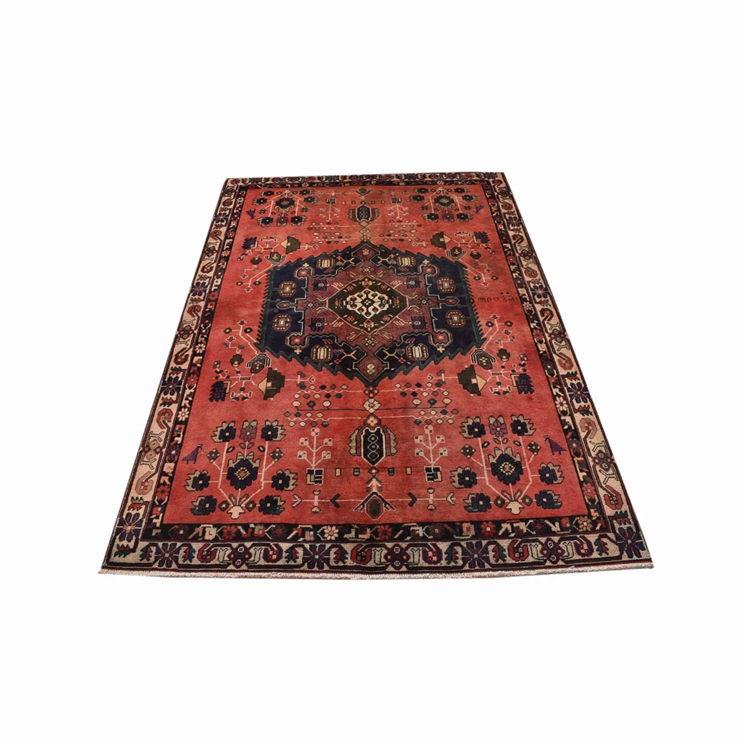 Perserteppich - Nomadic - 237 x 155 cm - hellrot - Image 5