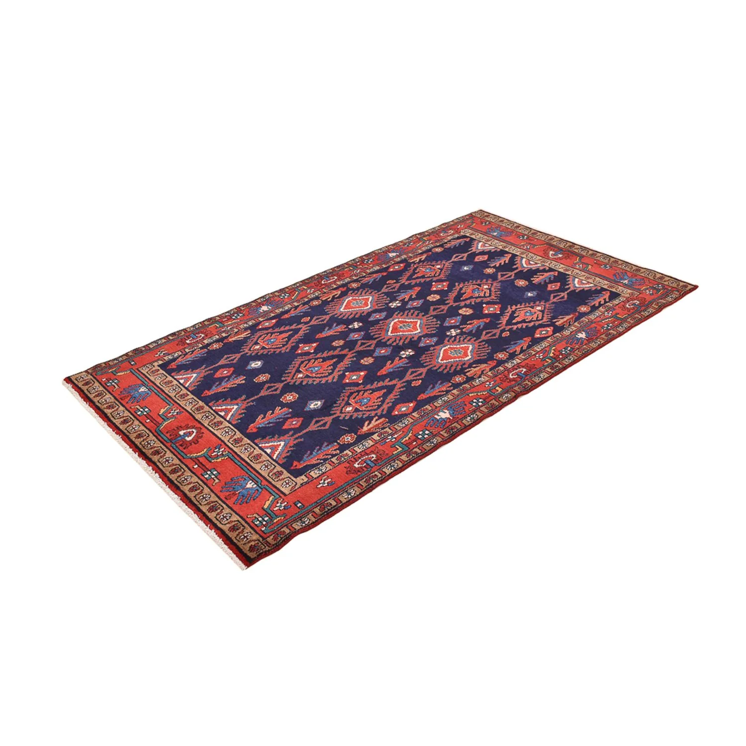 Perserteppich - Nomadic - 250 x 142 cm - dunkelblau - Image 5