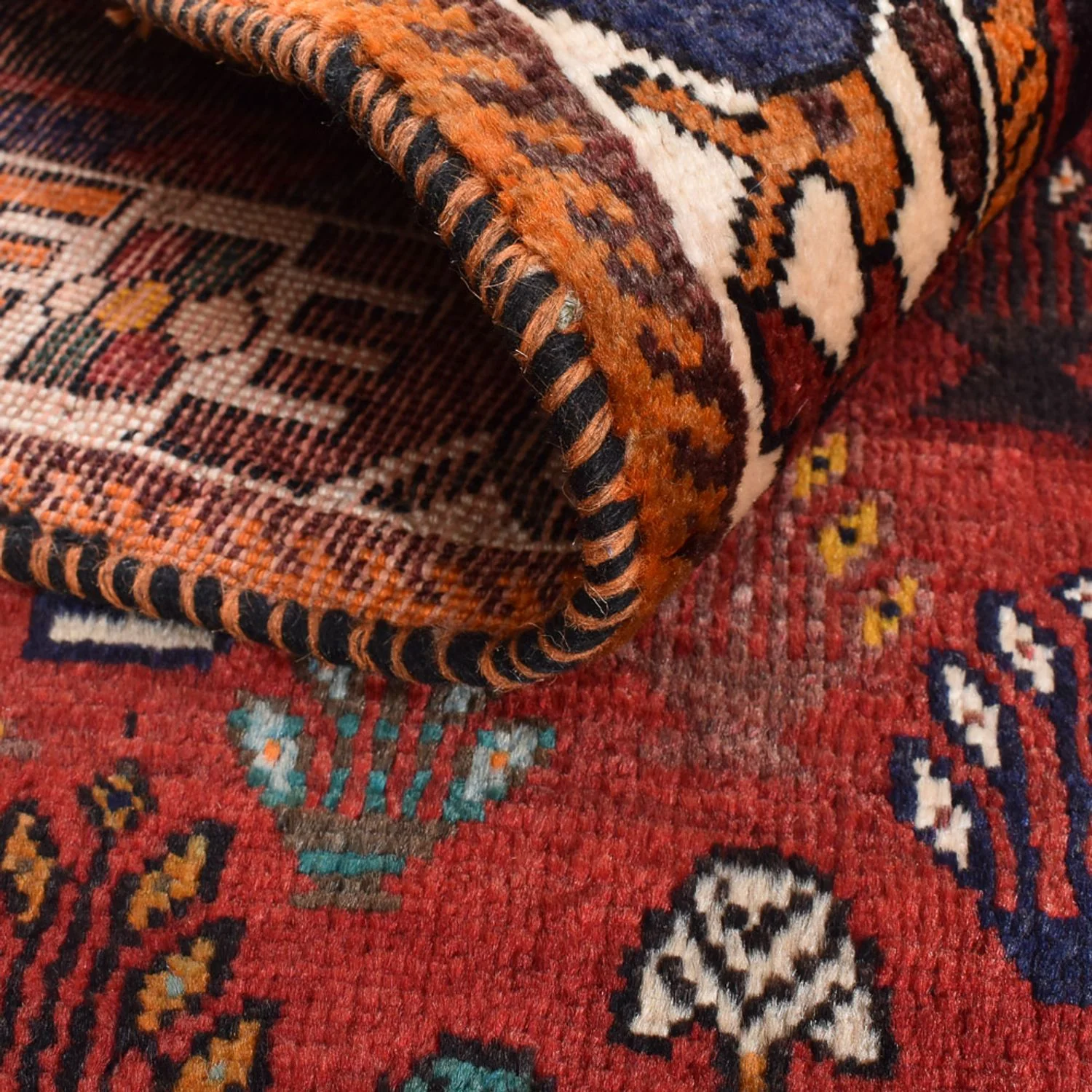 Perserteppich - Nomadic - 252 x 160 cm - dunkelrot - Image 2