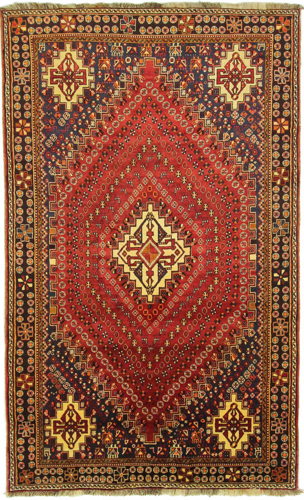 Perserteppich - Nomadic - 256 x 156 cm - rot