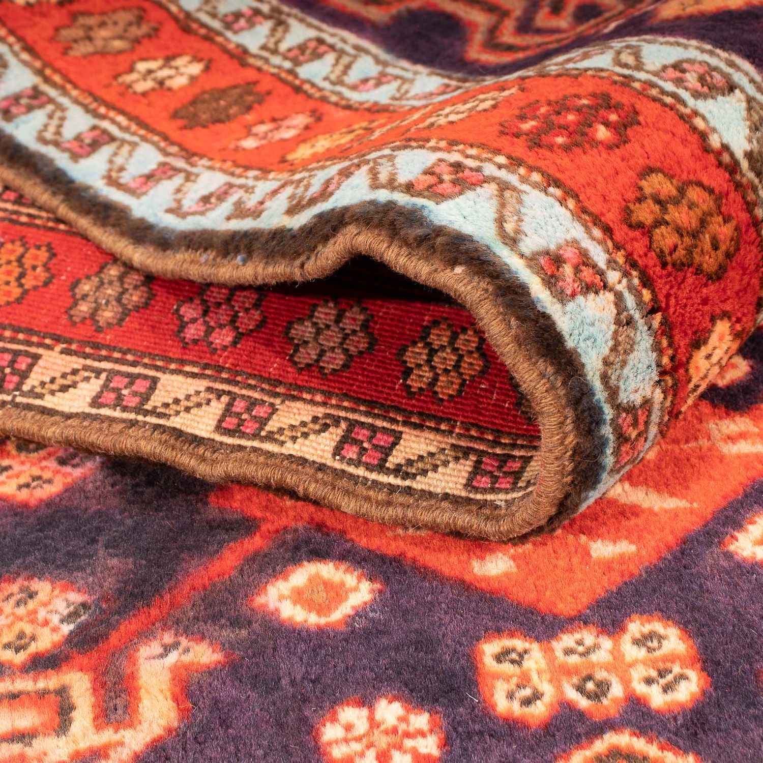 Perserteppich - Nomadic 280 x 130 cm - dunkelblau - Image 4