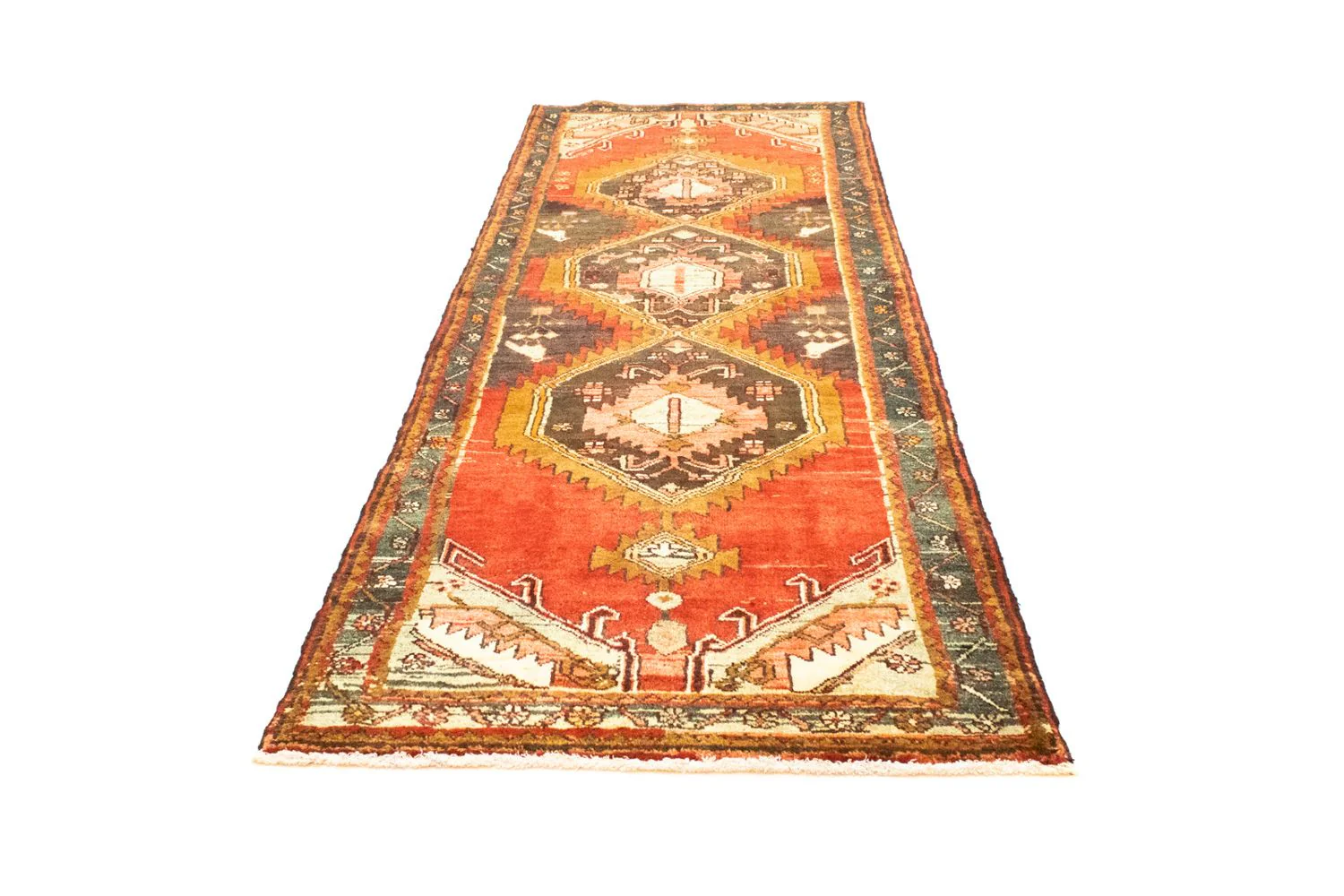 Perserteppich - Nomadic 291 x 106 cm - rost - Image 5