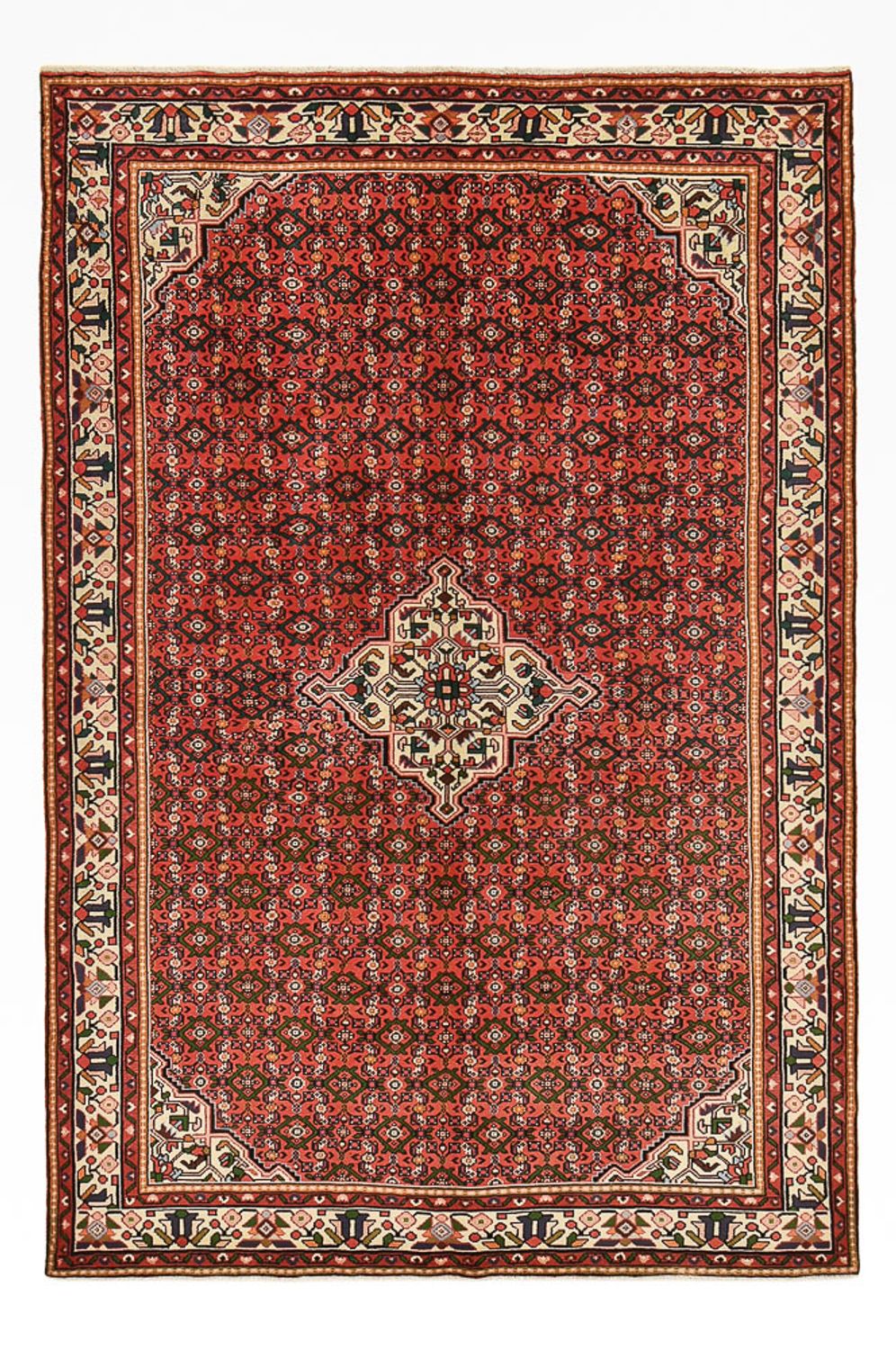 Perserteppich - Nomadic - 297 x 191 cm - hellrot