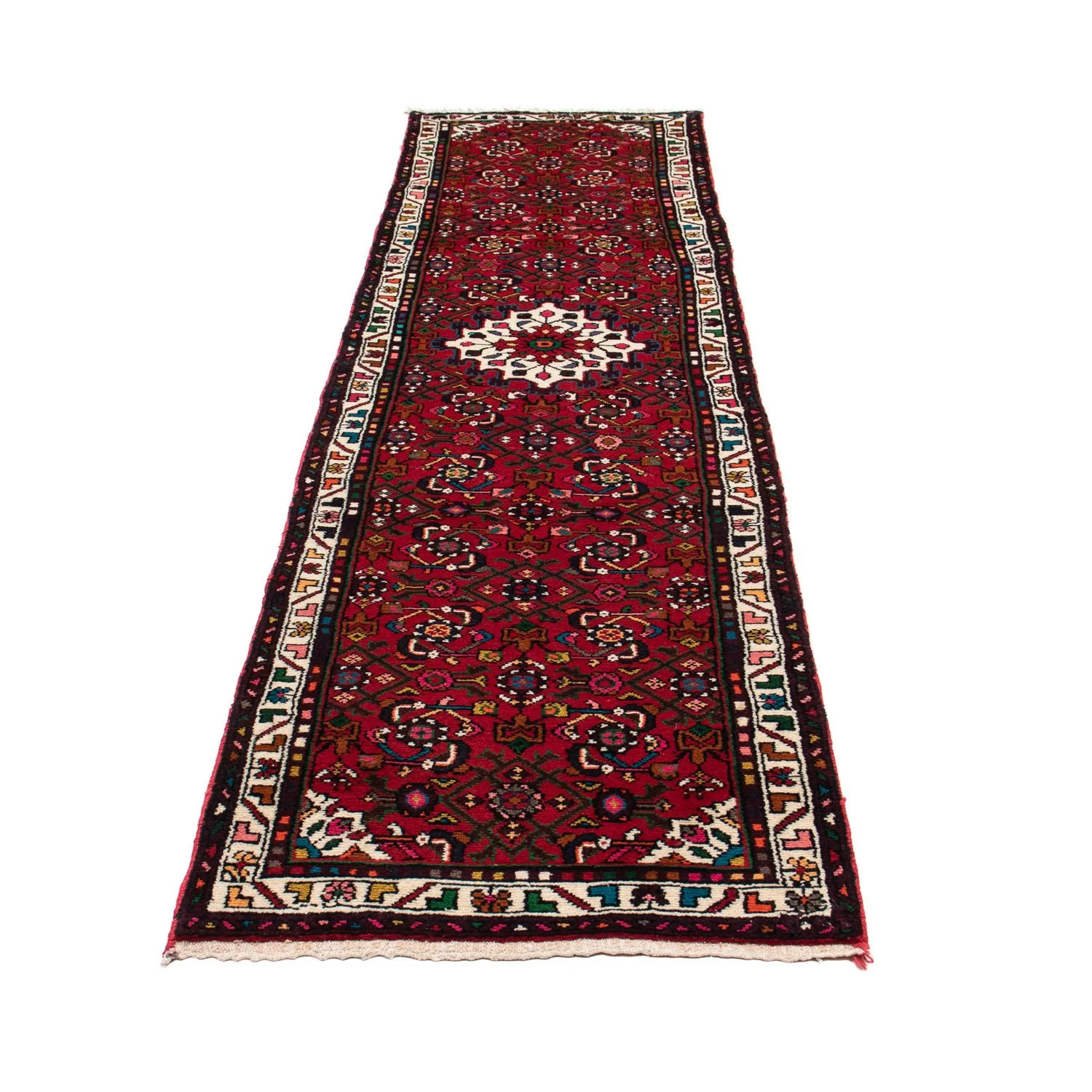 Perserteppich - Nomadic 298 x 72 cm - dunkelrot - Image 5