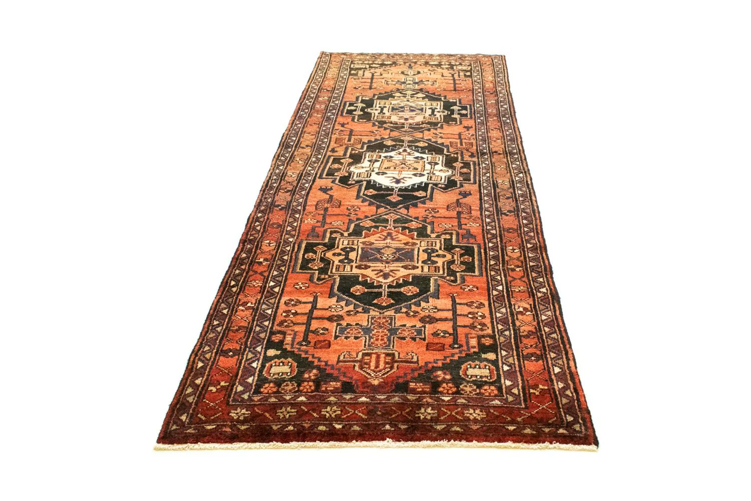 Perserteppich - Nomadic 300 x 101 cm - braun - Image 5