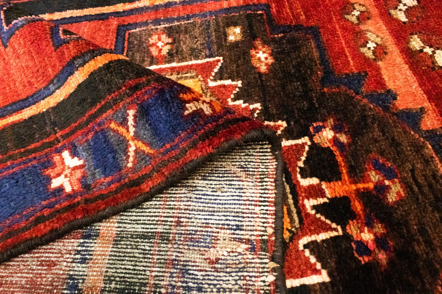 Perserteppich - Nomadic 302 x 104 cm - blau - Image 4