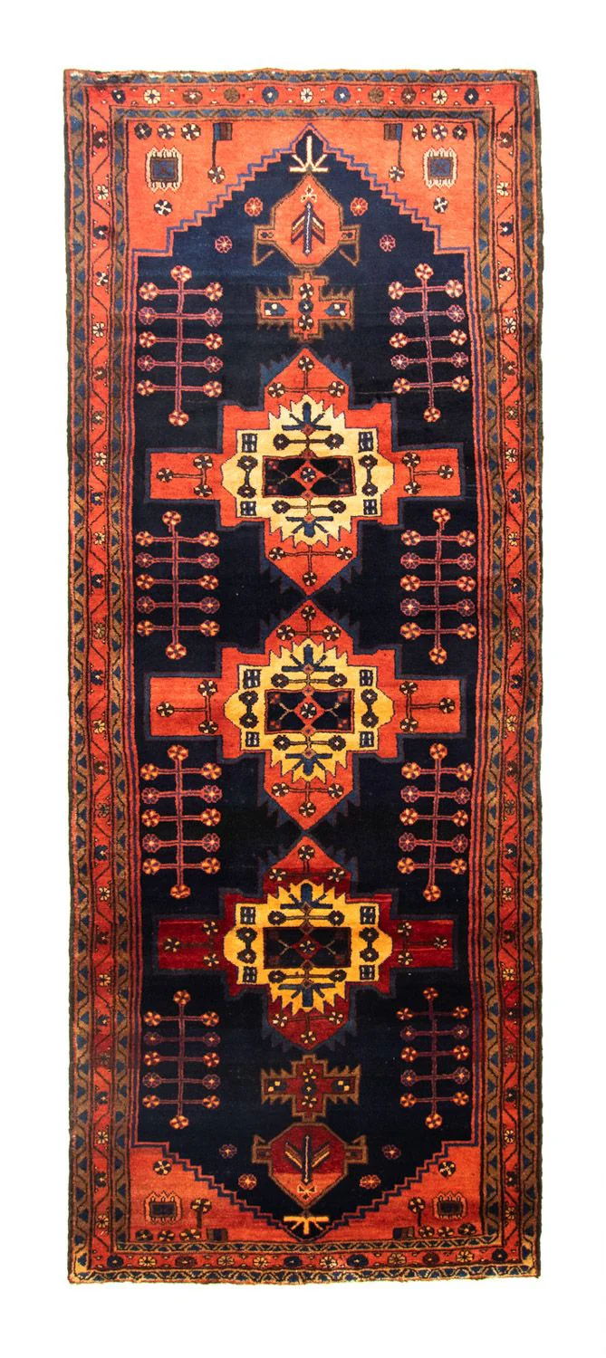 Perserteppich - Nomadic 305 x 115 cm - blau