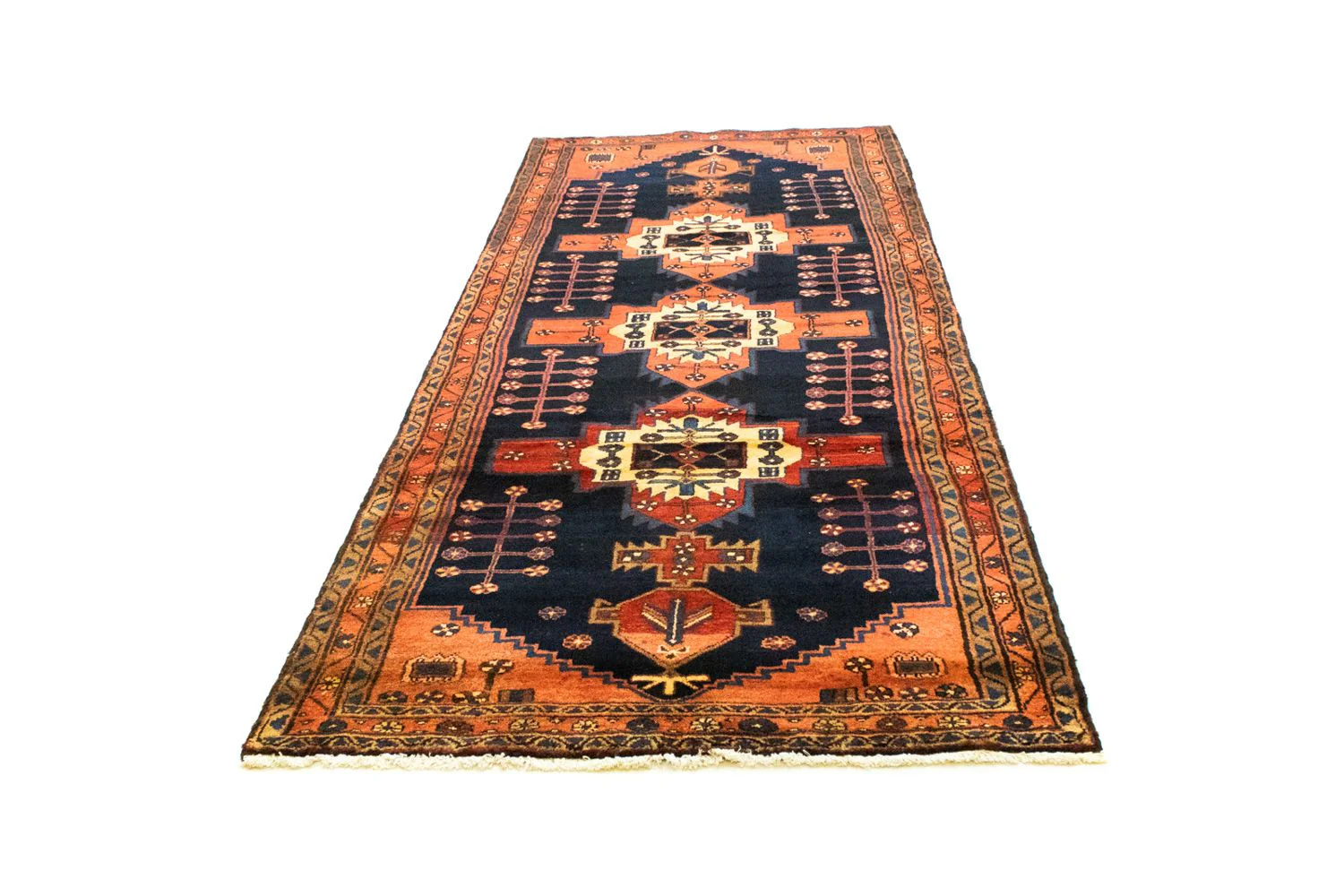 Perserteppich - Nomadic 305 x 115 cm - blau - Image 5