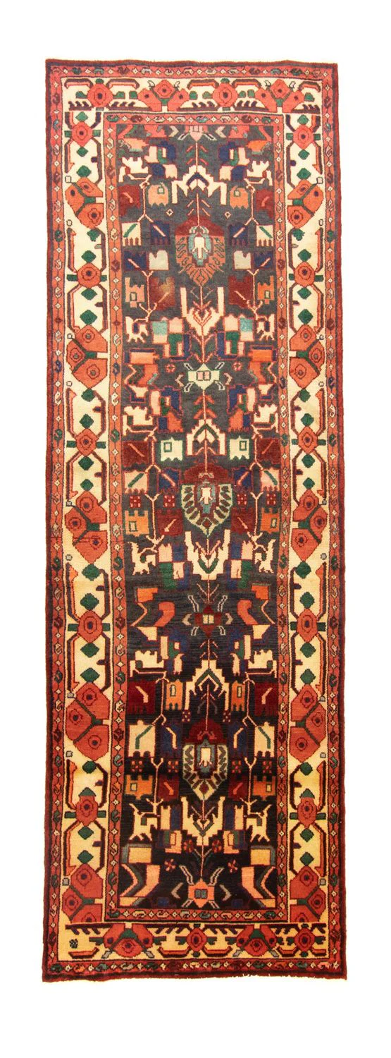 Perserteppich - Nomadic 307 x 96 cm - blau