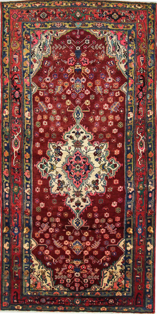 Perserteppich - Nomadic - 308 x 152 cm - rot
