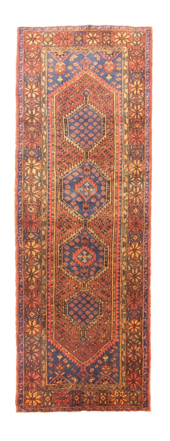 Perserteppich - Nomadic 310 x 108 cm - blau